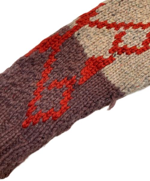 USED（ユーズド）USED (ユーズド) 50-60`Sカウチンニットカーディガン ブラウン サイズ:記載なしの古着・服飾アイテム