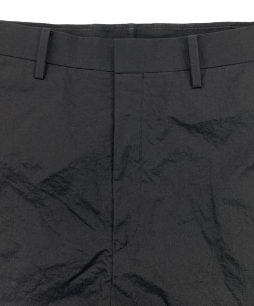 H BEAUTY&YOUTH（エイチ ビューティー&ユース）H BEAUTY&YOUTH (エイチ ビューティー&ユース) OLMETEX ナイロン ワイドスラックス ブラック サイズ:Sの古着・服飾アイテム