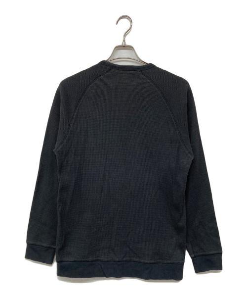 stussy（ステューシー）stussy (ステューシー) 90's - 00's サーマルカットソー ブラック サイズ:LARGEの古着・服飾アイテム