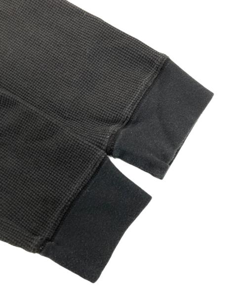 stussy（ステューシー）stussy (ステューシー) 90's - 00's サーマルカットソー ブラック サイズ:LARGEの古着・服飾アイテム