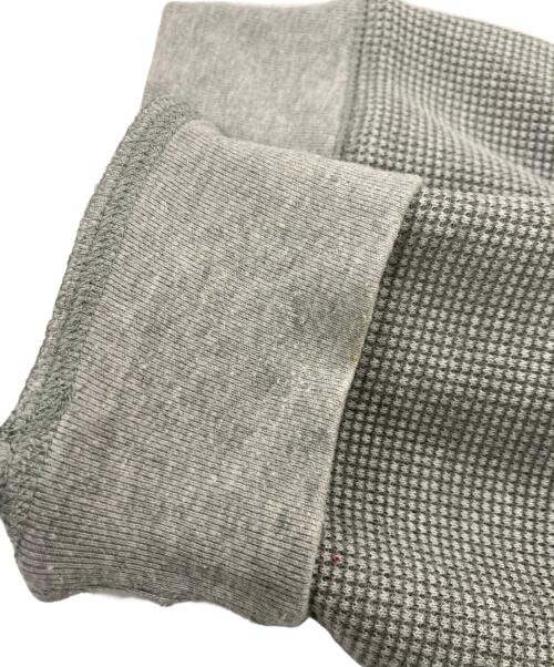 stussy（ステューシー）stussy (ステューシー) 90's - 00's サーマルカットソー グレー サイズ:LARGEの古着・服飾アイテム