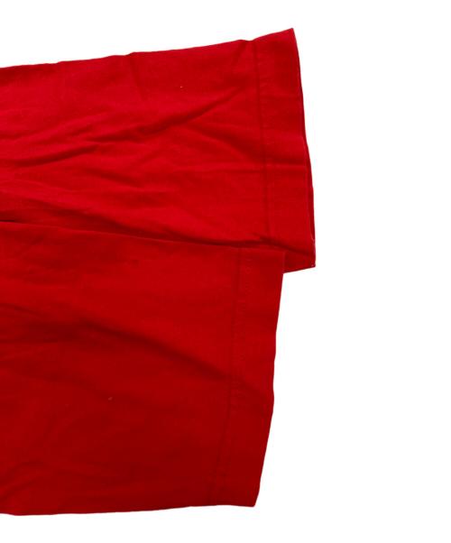 stussy（ステューシー）stussy (ステューシー) 00's world tour ラグランカットソー レッド×ホワイト サイズ:XLの古着・服飾アイテム