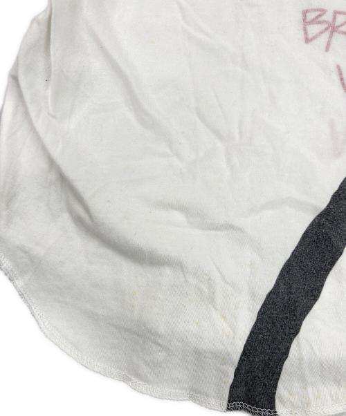 stussy（ステューシー）stussy (ステューシー) 00's world tour ラグランカットソー レッド×ホワイト サイズ:XLの古着・服飾アイテム