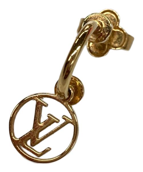 LOUIS VUITTON（ルイ ヴィトン）LOUIS VUITTON (ルイ ヴィトン) ブックル ドレイユ ブルーミング ピアス ゴールドの古着・服飾アイテム