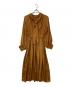 ne quittez pas（ヌキテパ）の古着「シルク カシュクールワンピース」｜ブラウン