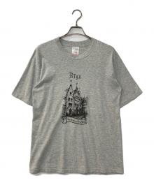 USED（ユーズド）の古着「90`s建築Tee Three Brothers Tris Brah 」｜グレー
