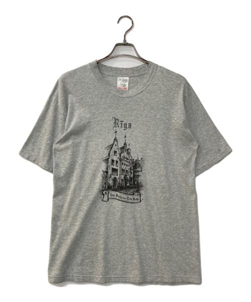 USED（ユーズド）USED (ユーズド) 90`s建築Tee Three Brothers Tris Brah  グレー サイズ:Mの古着・服飾アイテム