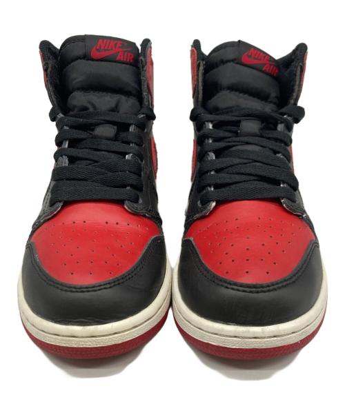 NIKE（ナイキ）NIKE (ナイキ) Air Jordan 1 Retro High Bred レッド×ブラック サイズ:23.5cmの古着・服飾アイテム