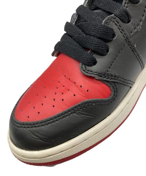 NIKE（ナイキ）NIKE (ナイキ) Air Jordan 1 Retro High Bred レッド×ブラック サイズ:23.5cmの古着・服飾アイテム