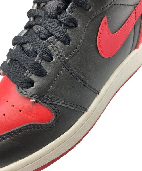 NIKE（ナイキ）NIKE (ナイキ) Air Jordan 1 Retro High Bred レッド×ブラック サイズ:23.5cmの古着・服飾アイテム