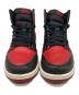 中古・古着 NIKE (ナイキ) Air Jordan 1 Retro High Bred レッド×ブラック サイズ:23.5cm：13000円
