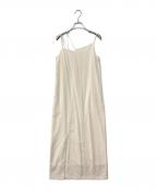 JOSE MOONジョゼムーン）の古着「RAMDOM STRAP CAMISOLE DRESS」｜ホワイト