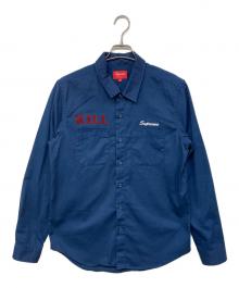 SUPREME（シュプリーム）の古着「kill work shirt」｜ネイビー
