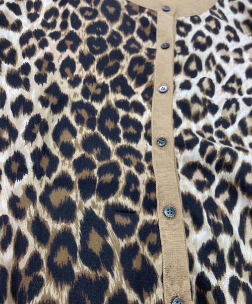 LA PRESTIC OUISTON（ラ プレスティック ウィストン）LA PRESTIC OUISTON (ラ プレスティック ウィストン) シルク混ニットカーディガン ベージュの古着・服飾アイテム