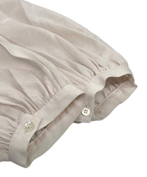 ebure（エブール）ebure (エブール) ドライウールジョーゼットブラウス アイボリー サイズ:38の古着・服飾アイテム