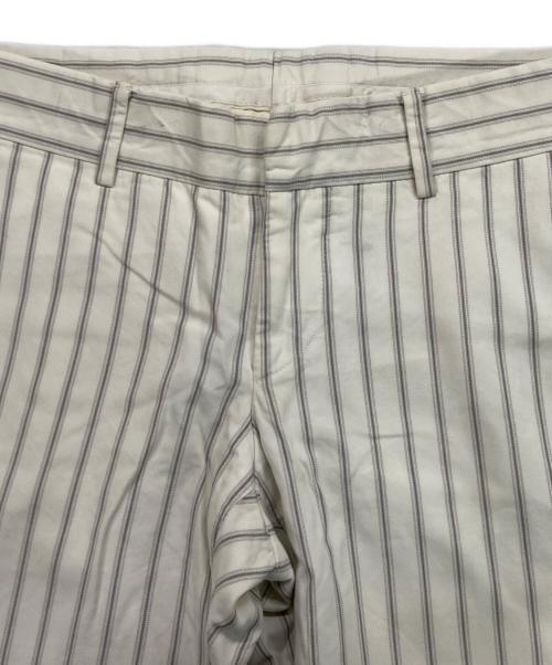 GUCCI（グッチ）GUCCI (グッチ) ストライプパンツ ホワイト サイズ:48Rの古着・服飾アイテム