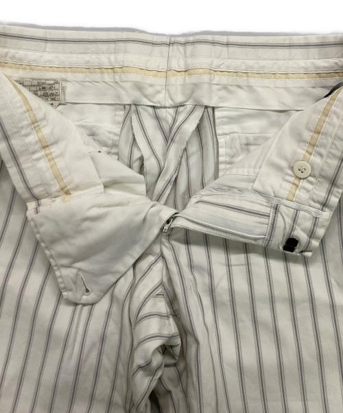 GUCCI（グッチ）GUCCI (グッチ) ストライプパンツ ホワイト サイズ:48Rの古着・服飾アイテム
