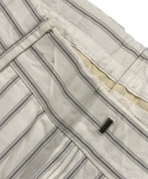 GUCCI（グッチ）GUCCI (グッチ) ストライプパンツ ホワイト サイズ:48Rの古着・服飾アイテム