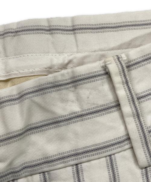 GUCCI（グッチ）GUCCI (グッチ) ストライプパンツ ホワイト サイズ:48Rの古着・服飾アイテム