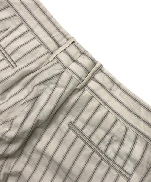 GUCCI（グッチ）GUCCI (グッチ) ストライプパンツ ホワイト サイズ:48Rの古着・服飾アイテム