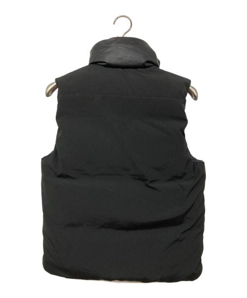 CANADA GOOSE（カナダグース）CANADA GOOSE (カナダグース) レザー切替MONTREAL VEST/レザー切替モントリオール・ベスト  ブラック サイズ:Sの古着・服飾アイテム