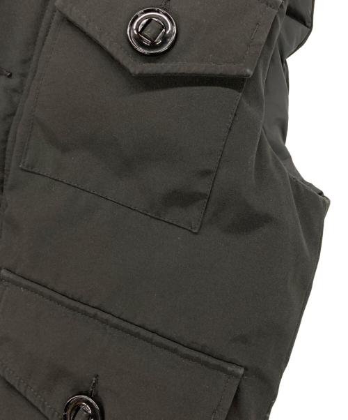 CANADA GOOSE（カナダグース）CANADA GOOSE (カナダグース) レザー切替MONTREAL VEST/レザー切替モントリオール・ベスト  ブラック サイズ:Sの古着・服飾アイテム
