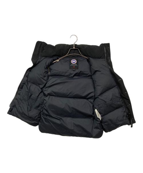 CANADA GOOSE（カナダグース）CANADA GOOSE (カナダグース) レザー切替MONTREAL VEST/レザー切替モントリオール・ベスト  ブラック サイズ:Sの古着・服飾アイテム