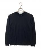 GRAN SASSOグランサッソ）の古着「クルーネックニット」｜ブラック