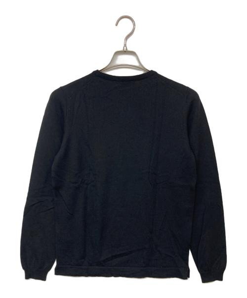 GRAN SASSO（グランサッソ）GRAN SASSO (グランサッソ) クルーネックニット ブラック サイズ:46の古着・服飾アイテム