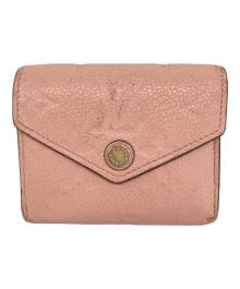 LOUIS VUITTON（ルイ ヴィトン）の古着「アンプラント ポルトフォイユゾエ 3つ折財布」｜ピンク