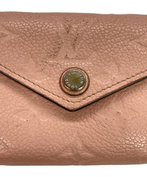 LOUIS VUITTON（ルイ ヴィトン）LOUIS VUITTON (ルイ ヴィトン) アンプラント ポルトフォイユゾエ 3つ折財布 ピンクの古着・服飾アイテム