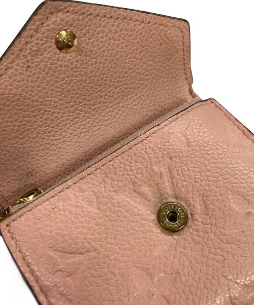 LOUIS VUITTON（ルイ ヴィトン）LOUIS VUITTON (ルイ ヴィトン) アンプラント ポルトフォイユゾエ 3つ折財布 ピンクの古着・服飾アイテム