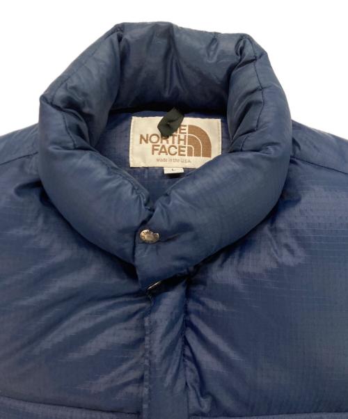 THE NORTH FACE（ザ ノース フェイス）THE NORTH FACE (ザ ノース フェイス) ダウンジャケット 茶タグ ネイビー サイズ:Lの古着・服飾アイテム