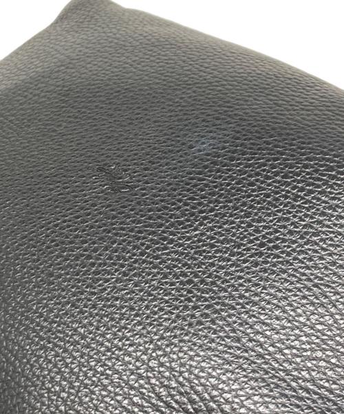 Ense（アンサ）Ense (アンサ) レザーハンドバッグ ブラックの古着・服飾アイテム