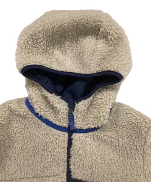 Patagonia（パタゴニア）Patagonia (パタゴニア) Boys Reversible Ready Freddy Hoody/ボーイズ・リバーシブル・レディ・フレディ・フーディ ネイビー×アイボリー サイズ:キッズXLの古着・服飾アイテム