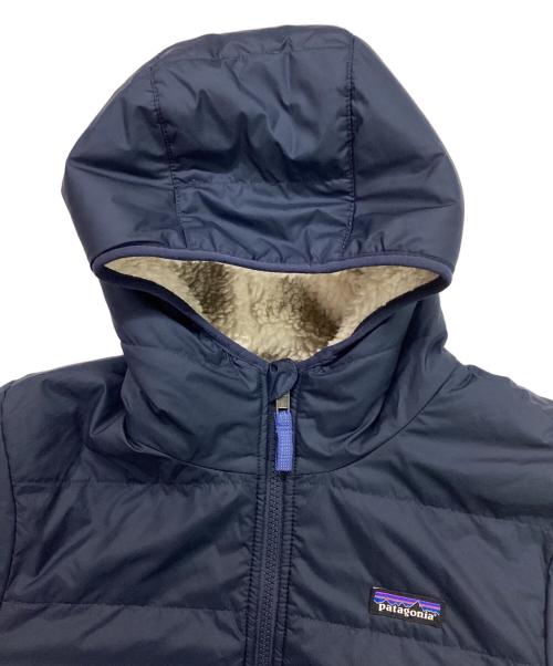 Patagonia（パタゴニア）Patagonia (パタゴニア) Boys Reversible Ready Freddy Hoody/ボーイズ・リバーシブル・レディ・フレディ・フーディ ネイビー×アイボリー サイズ:キッズXLの古着・服飾アイテム