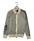 Y-3ワイスリー）の古着「Graphic Knit Cardigan/グラフィック ニットカーディガン」｜ベージュ