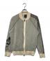 Y-3（ワイスリー）の古着「Graphic Knit Cardigan/グラフィック ニットカーディガン」｜ベージュ