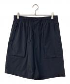 Y-3ワイスリー）の古着「Stretch nylon ripstop wide shorts ストレッチ ナイロン リップストップ ワイド ショート パンツ」｜ブラック