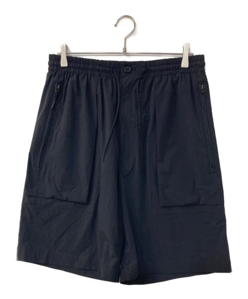 Y-3（ワイスリー）Y-3 (ワイスリー) Stretch nylon ripstop wide shorts ストレッチ ナイロン リップストップ ワイド ショート パンツ ブラック サイズ:Sの古着・服飾アイテム