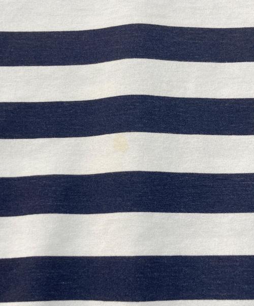 DAIWA PIER39（ダイワ ピア39）DAIWA PIER39 (ダイワ ピア39) TECH DRAWSTRING BORDER S/S TEE テックドローストリング ボーダーショートスリーブティー ネイビー サイズ:XLの古着・服飾アイテム
