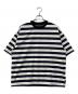 DAIWA PIER39（ダイワ ピア39）の古着「TECH DRAWSTRING BORDER S/S TEE テックドローストリング ボーダーショートスリーブティー」｜ネイビー