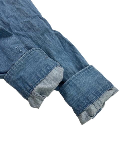 STUDIO NICHOLSON（スタジオ ニコルソン）STUDIO NICHOLSON (スタジオ ニコルソン) BEAMS PLUS (ビームスプラス)  LISA DENIM SHIRT / リサ デニムシャツ ブルー サイズ:XLの古着・服飾アイテム