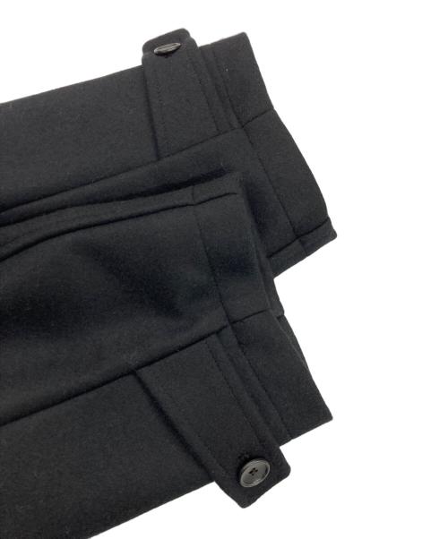 PUBLIC TOKYO（パブリックトウキョウ）PUBLIC TOKYO (パブリックトウキョウ) Super140s マルチウェイ メルトンオーバーサイズスタンドコート / 保温 / 天然撥水 / 抗菌防臭 / 3way ブラック サイズ:2の古着・服飾アイテム