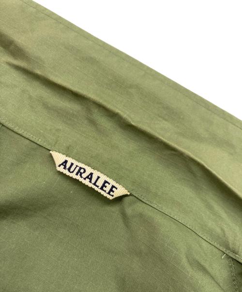 AURALEE（オーラリー）AURALEE (オーラリー) WASHED FINX RIPSTOP FATIGUE JACKET/ウォッシュドフィンクスリップストップファティーグジャケット グリーン サイズ:4の古着・服飾アイテム