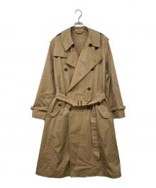 AURALEE（オーラリー）の古着「FINX POLYESTER BIG TRENCH COAT」｜ブラウン