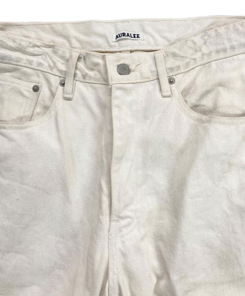 AURALEE（オーラリー）AURALEE (オーラリー) HARD TWIST DENIM 5P PANTS/ハードツイストデニム5Pパンツ ホワイト サイズ:32の古着・服飾アイテム
