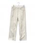 AURALEE（オーラリー）の古着「HARD TWIST DENIM 5P PANTS/ハードツイストデニム5Pパンツ」｜ホワイト