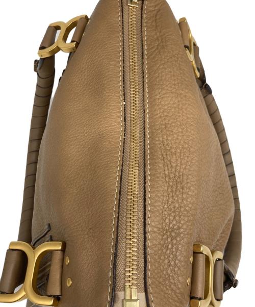 Chloe（クロエ）Chloe (クロエ) Marcie / マーシー ダブルキャリーバッグ ブラウンの古着・服飾アイテム
