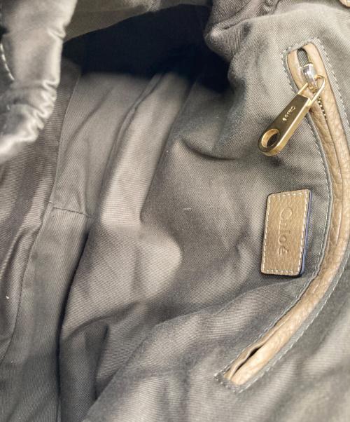 Chloe（クロエ）Chloe (クロエ) Marcie / マーシー ダブルキャリーバッグ ブラウンの古着・服飾アイテム